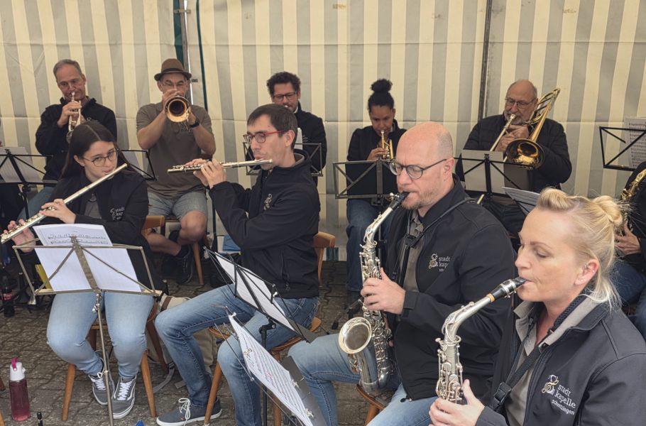 Stadtkapelle Schwetzingen Frühschoppen Siedlerfest Hirschacker 2026