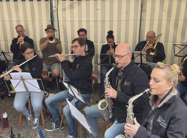 Stadtkapelle Schwetzingen Frühschoppen Siedlerfest Hirschacker 2026